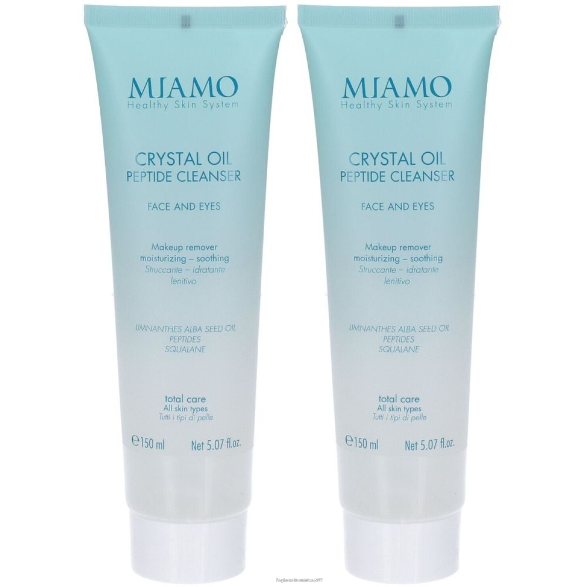 Cerca Offerte di miamo crystal oil peptides struccante set da 2 2x150 ml detergente e acquista online