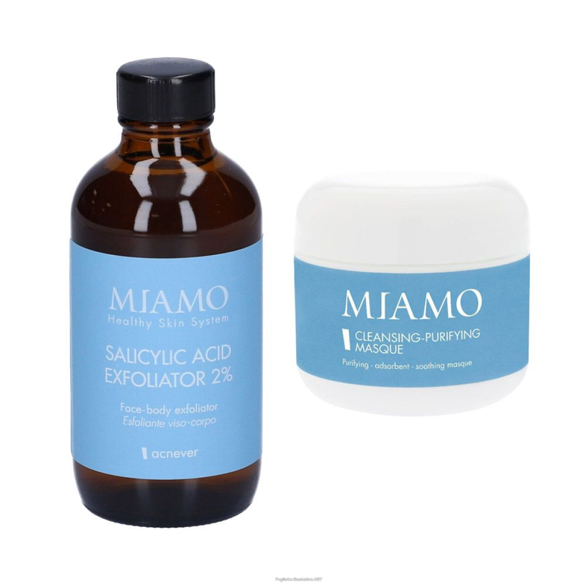 Cerca Offerte di miamo set salicylic acid exfoliator + cleansing purifying maschera pur e acquista online