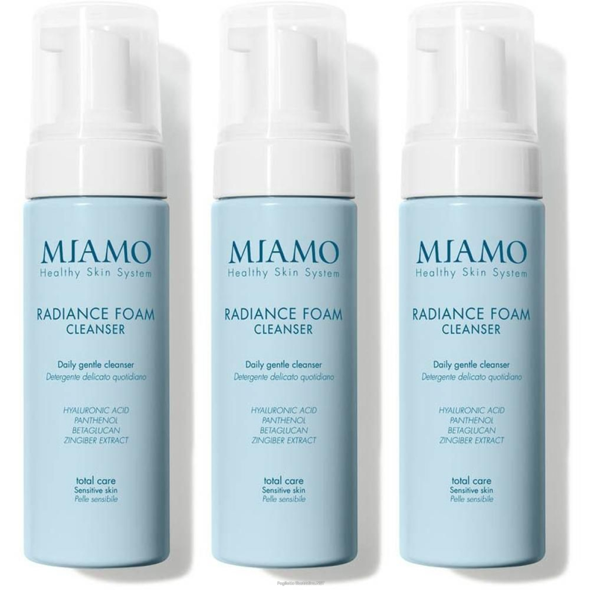 Cerca Offerte di miamo total care radiance foam cleanser 3x150 ml soluzione e acquista online