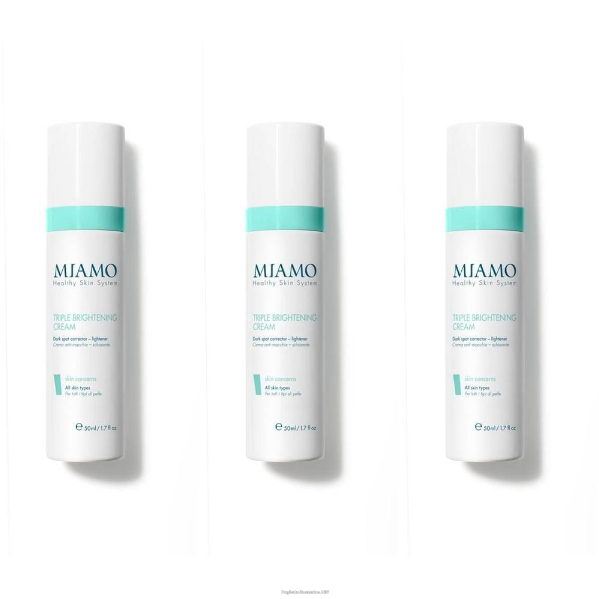 Cerca Offerte di miamo triple brightening cream crema anti-macchie 3x50 ml e acquista online