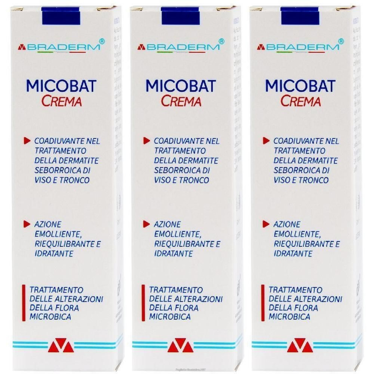 Cerca Offerte di micobat crema 50 ml braderm 3x50 ml e acquista online