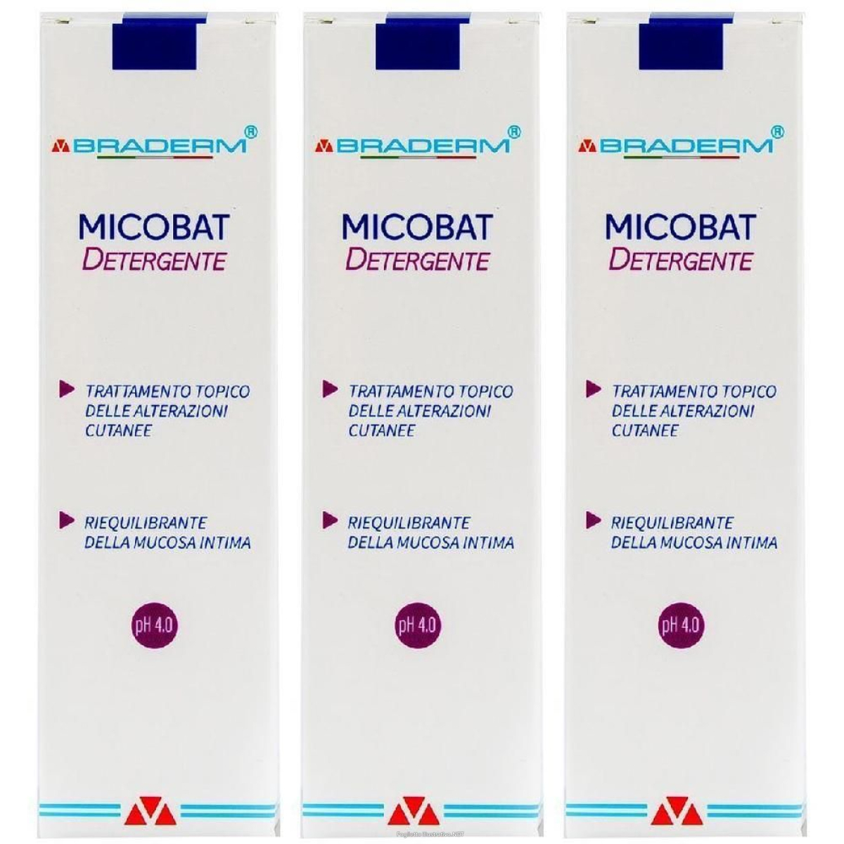 Cerca Offerte di micobat detergente 200 ml braderm 3x200 ml e acquista online