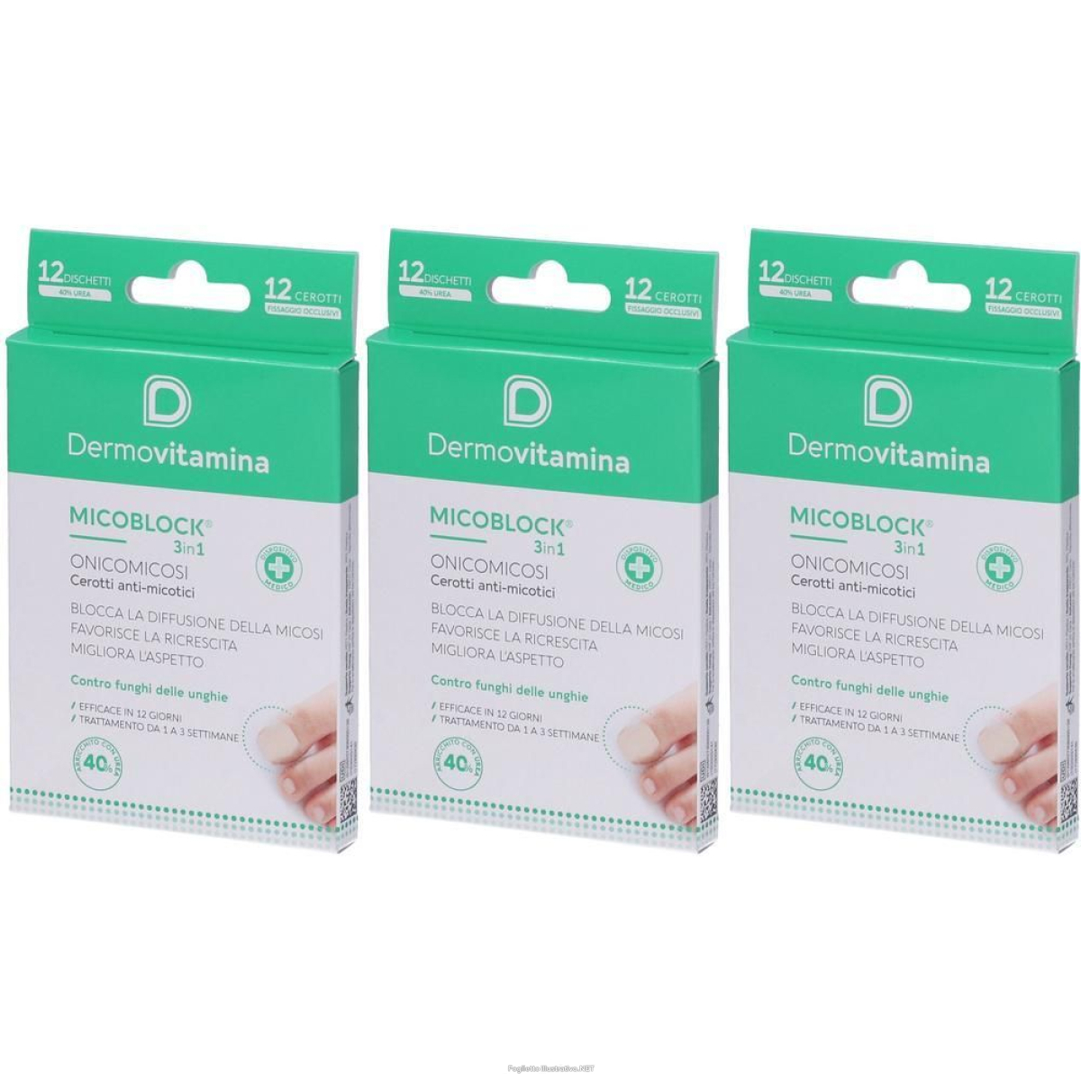 Cerca Offerte di micoblock onicomicosi patch cerotto anti micotico 3x12 st e acquista online