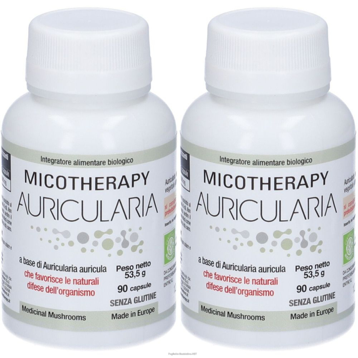 Cerca Offerte di micotherapy auricularia integratore alimentare set da 2 2x90 pz capsul e acquista online