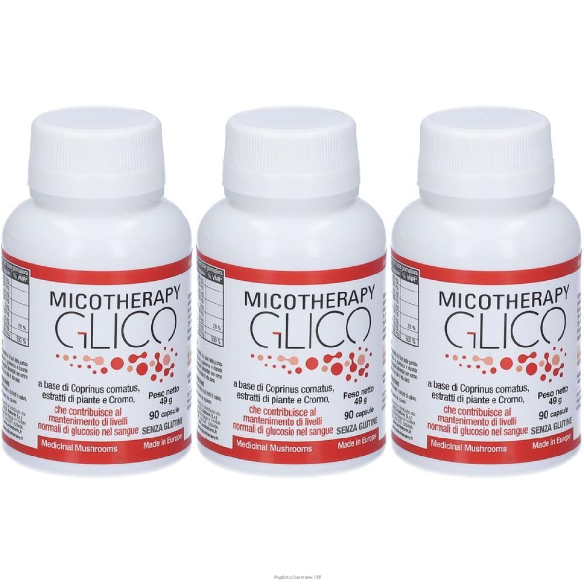 Cerca Offerte di micotherapy glico integratore alimentare capsule 3x49 g e acquista online