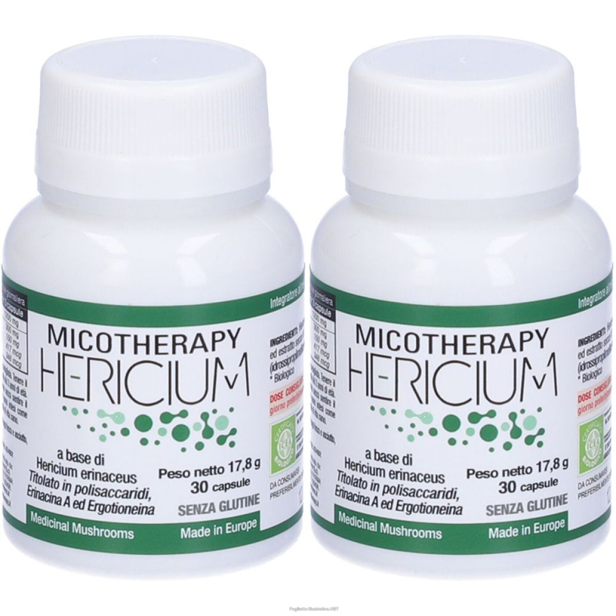Cerca Offerte di micotherapy hericium integratore alimentare set da 2 2x30 pz capsule e acquista online