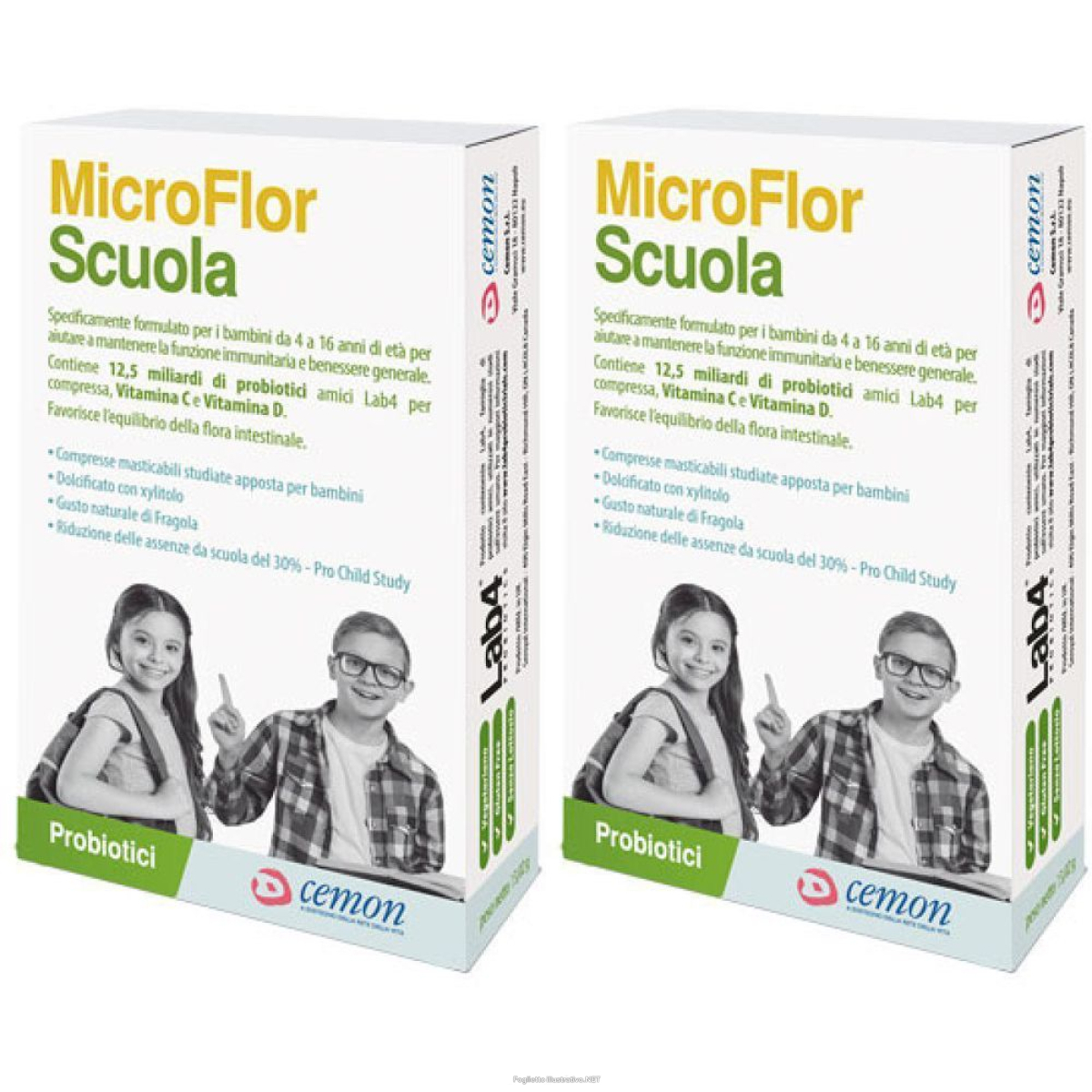 Cerca Offerte di microflor scuola set da 2 2x30 pz capsule e acquista online