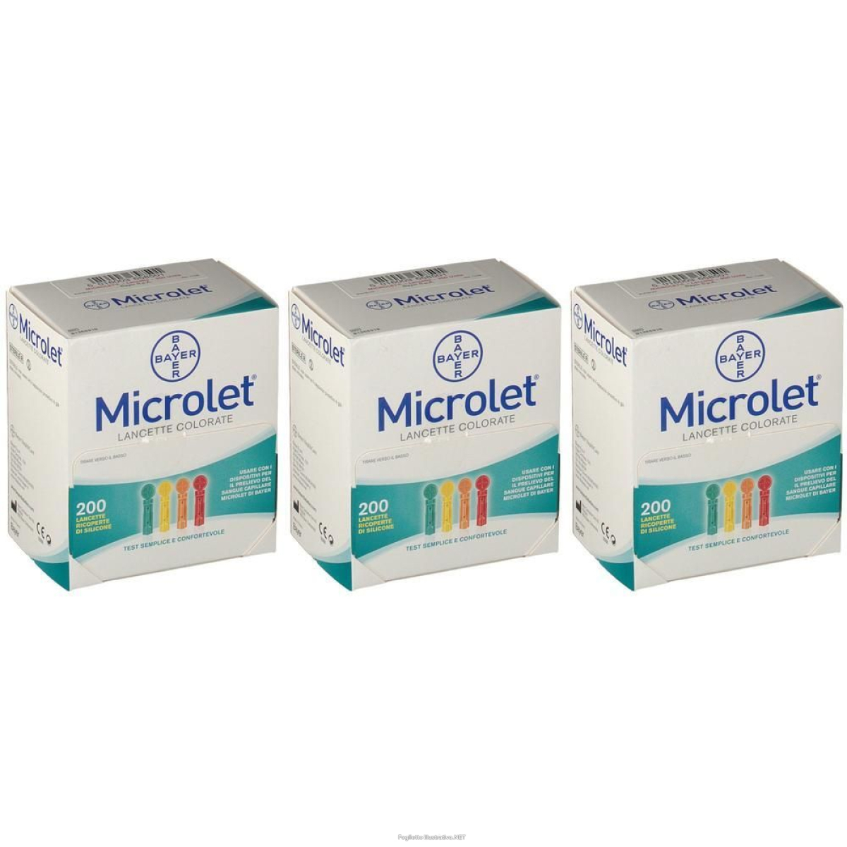 Cerca Offerte di microlet® lancette colorate 200 pezzi pz e acquista online