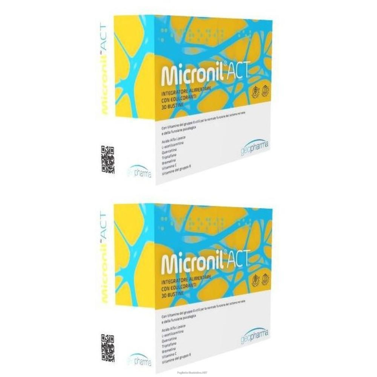 Cerca Offerte di micronil act 30 bustine 2x90 g polvere per soluzione orale e acquista online