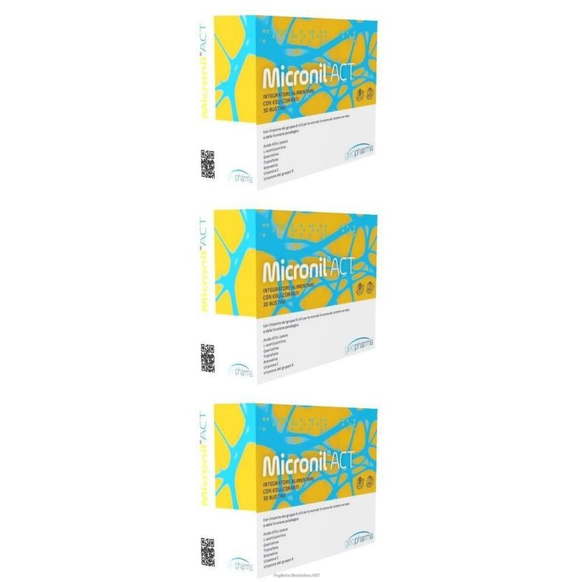 Cerca Offerte di micronil act 30 bustine 3x90 g polvere per soluzione orale e acquista online