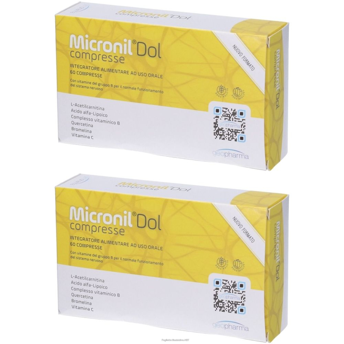 Cerca Offerte di micronil dol 60 compresse set da 2 2x79,8 g e acquista online