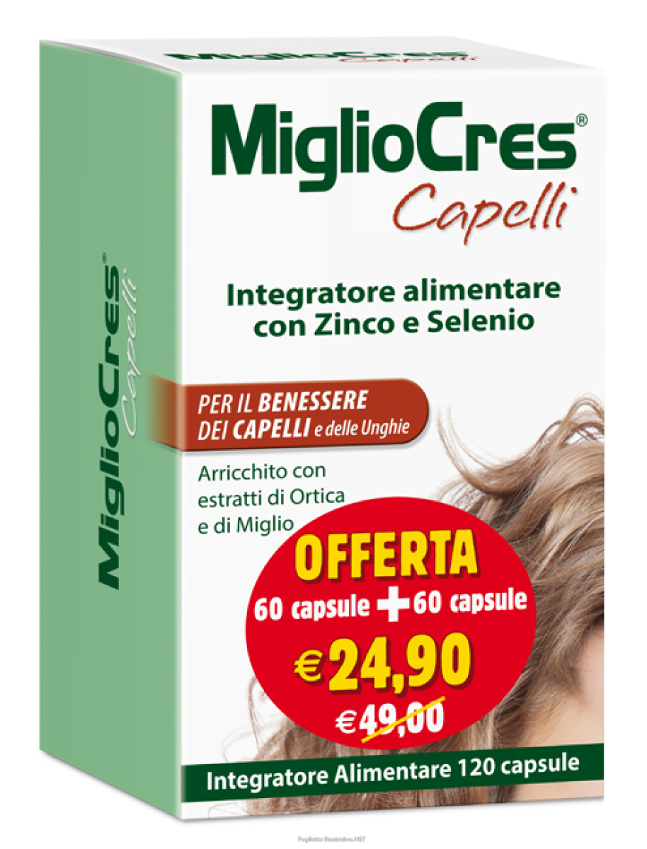 Cerca Offerte di migliocres 60 + 60 capsule promo f&f integratore alimentare per capelli e acquista online