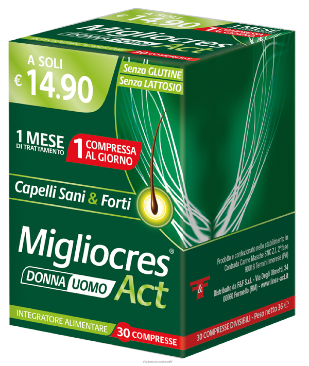 Cerca Offerte di migliocres act integratore per capelli sani e forti 30 compresse e acquista online