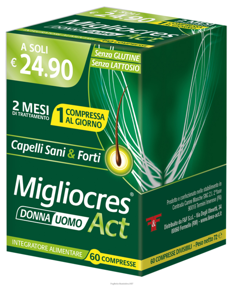 Cerca Offerte di migliocres act integratore per capelli sani e forti 60 compresse e acquista online