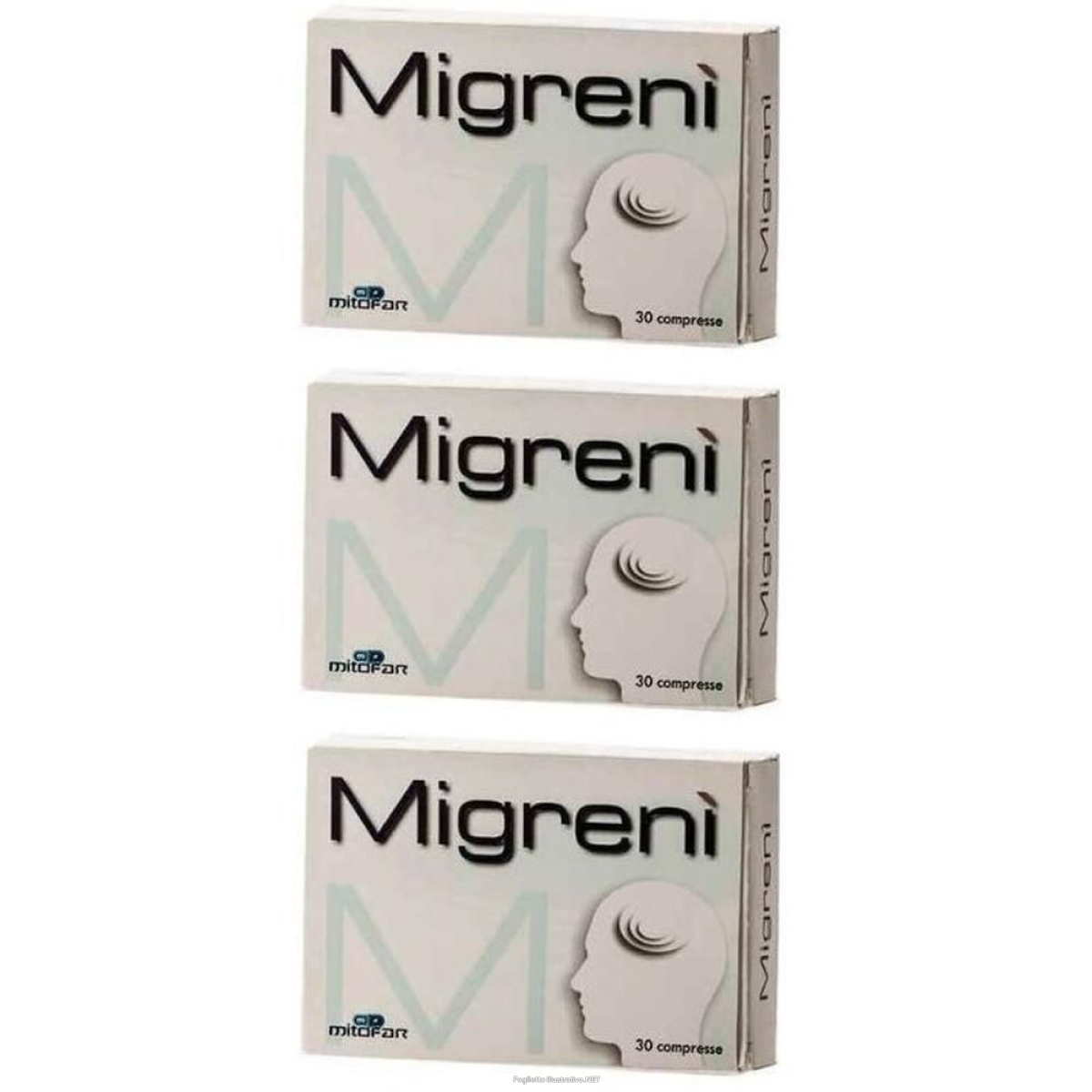 Cerca Offerte di migreni' 30 compresse 20 g 3x30 pz e acquista online
