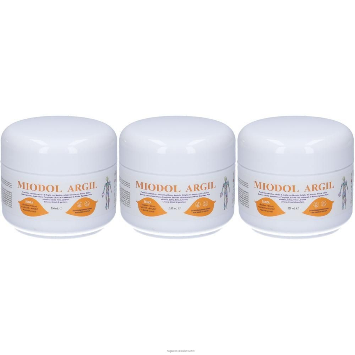Cerca Offerte di miodol argil crema fango 250ml 3x250 ml e acquista online