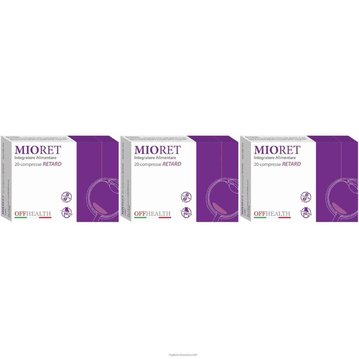 Cerca Offerte di mioret retard compresse set da 3 3x20 pz e acquista online
