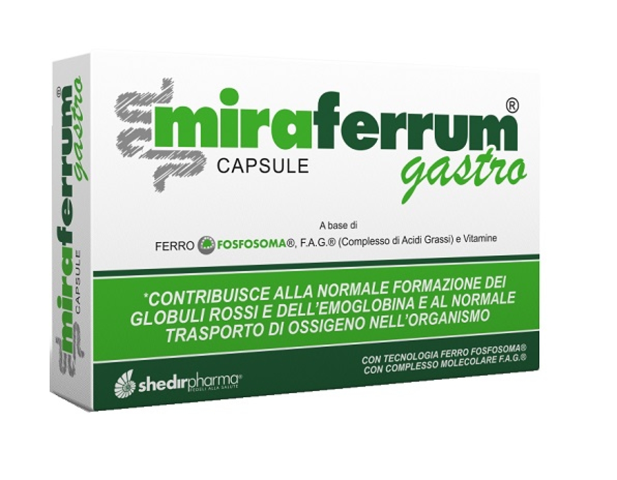 Cerca Offerte di Miraferrum gastro 30 capsule senza glutine naturalmente privo di lattosio e acquista online