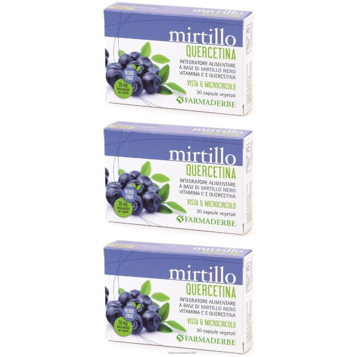 Cerca Offerte di Mirtillo Quercetina 30 Capsule Vegetali 3x30 Pezzi e acquista online