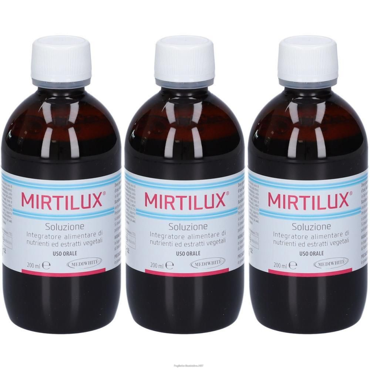 Cerca Offerte di mirtilux 200 ml 3x200 ml soluzione e acquista online