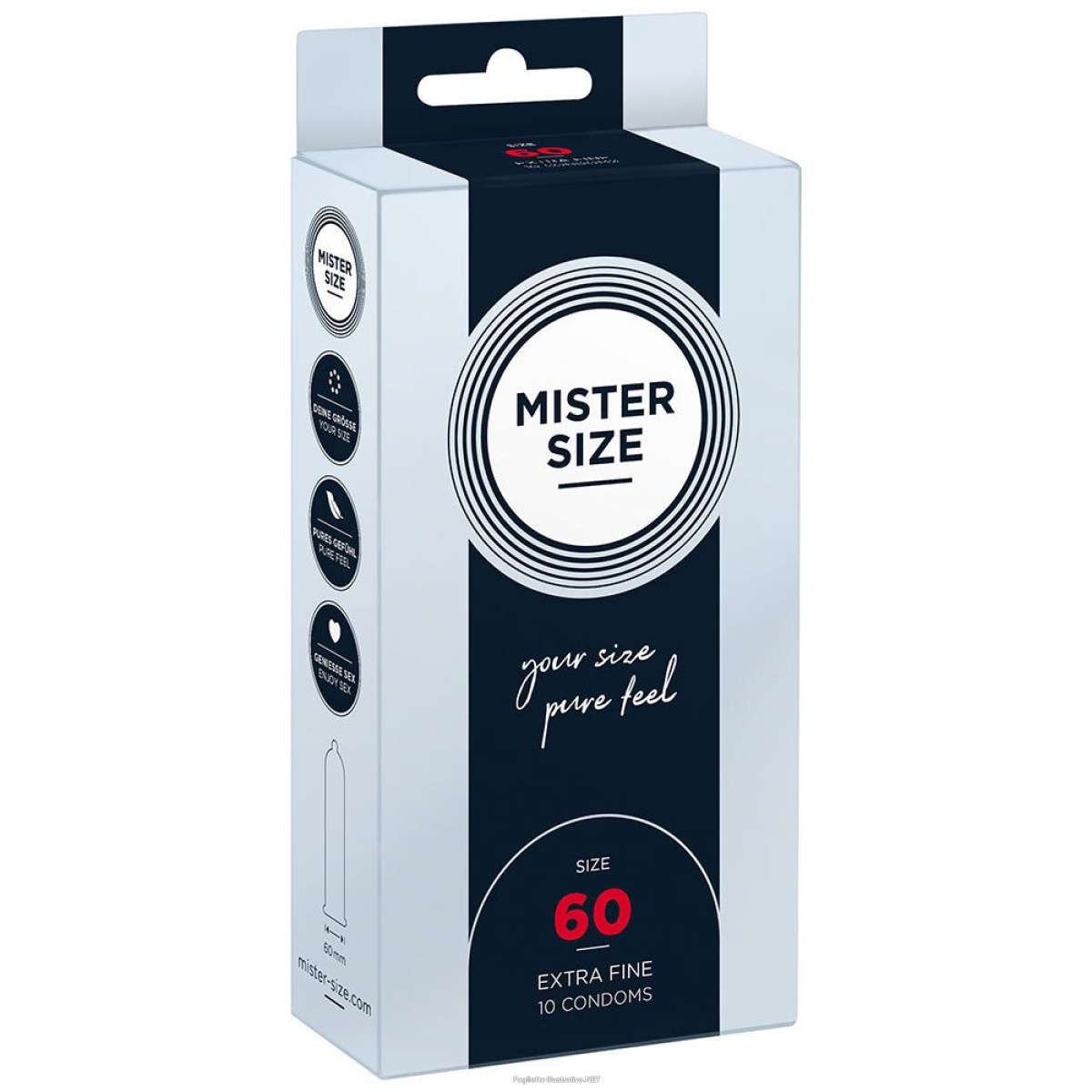 Cerca Offerte di mister size *60* 10 pz preservativi e acquista online