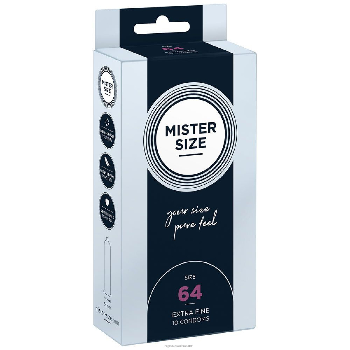 Cerca Offerte di mister size *64* 10 pz preservativi e acquista online