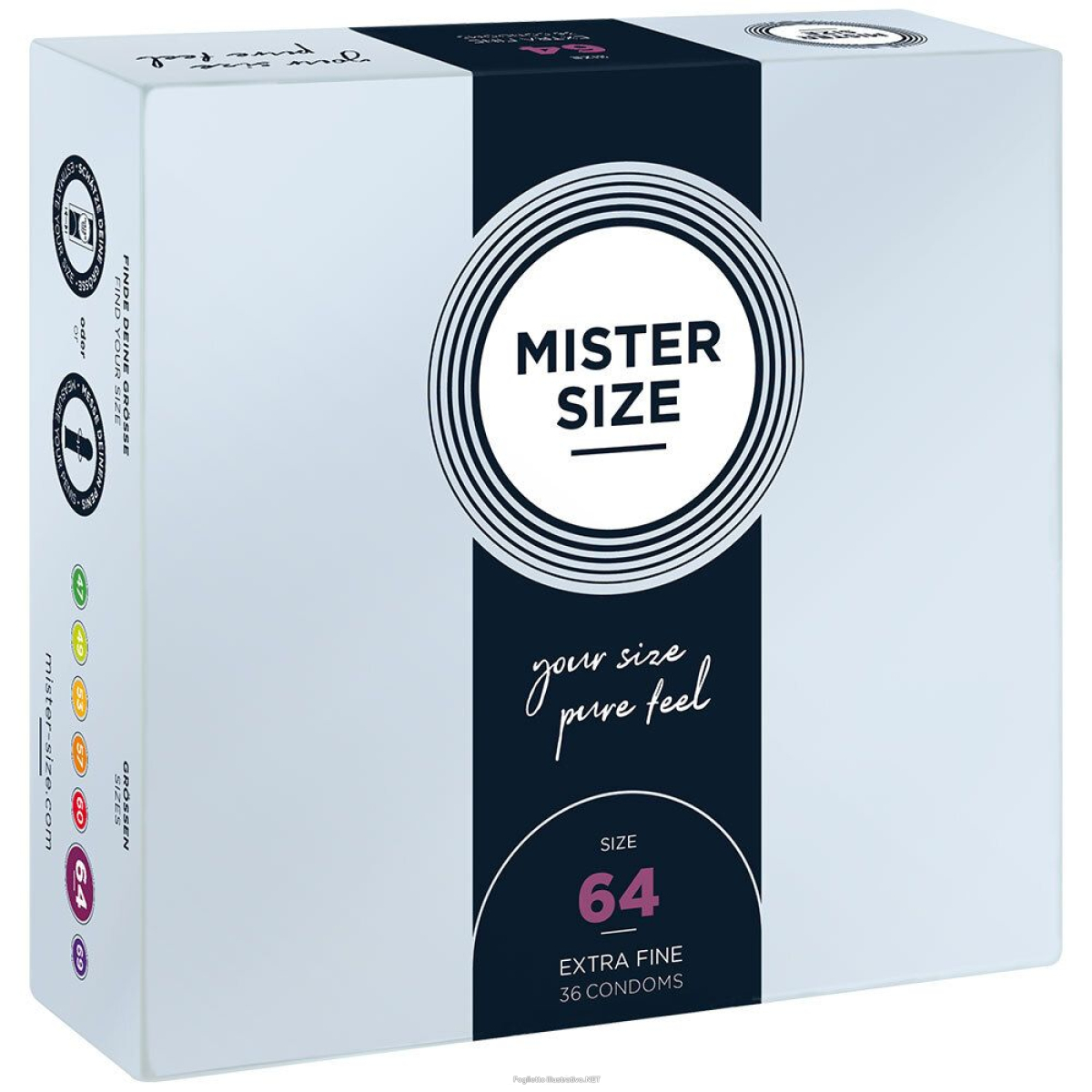 Cerca Offerte di mister size *64* 36 pz preservativi e acquista online
