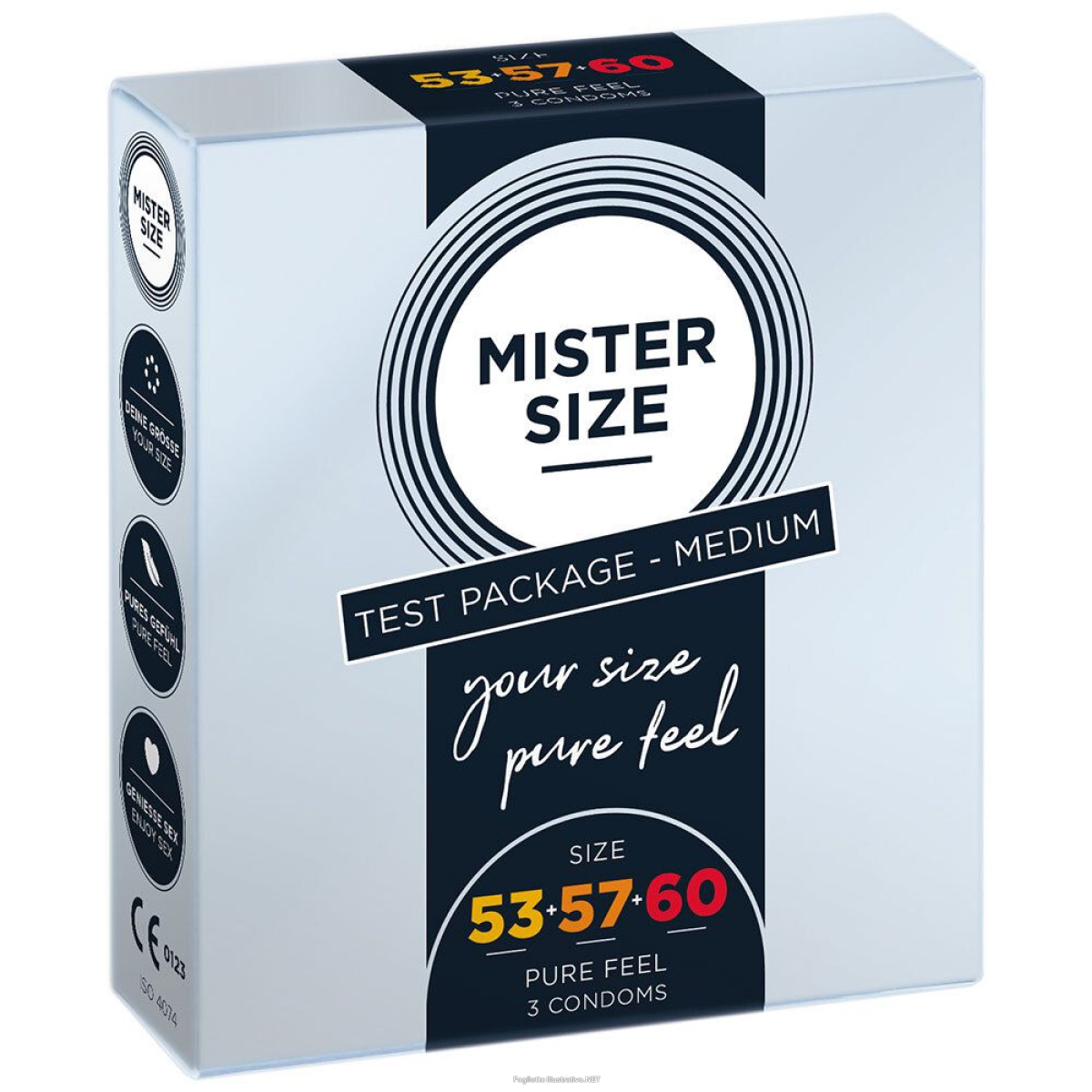 Cerca Offerte di mister size *medium (53-57-60)* 3 pz preservativi e acquista online