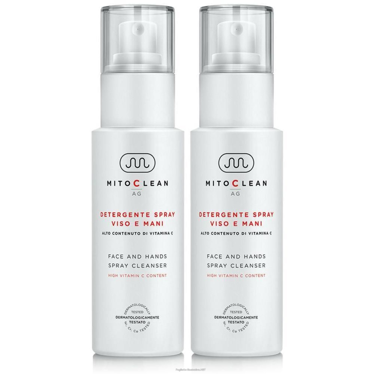 Cerca Offerte di mitochon mitoclean ag detergente spray per viso e mani 2x120 ml e acquista online