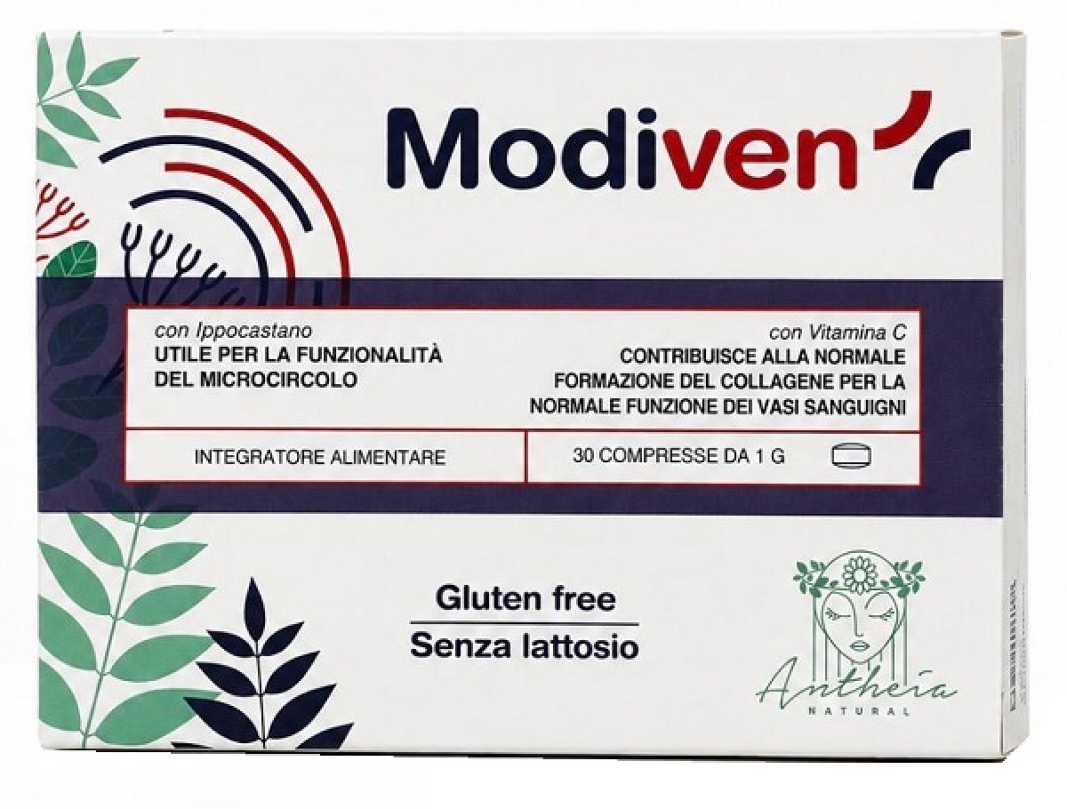 Cerca Offerte di Modiven integratore per il benessere del microcircolo e dei vasi sanguigni 30 compresse e acquista online