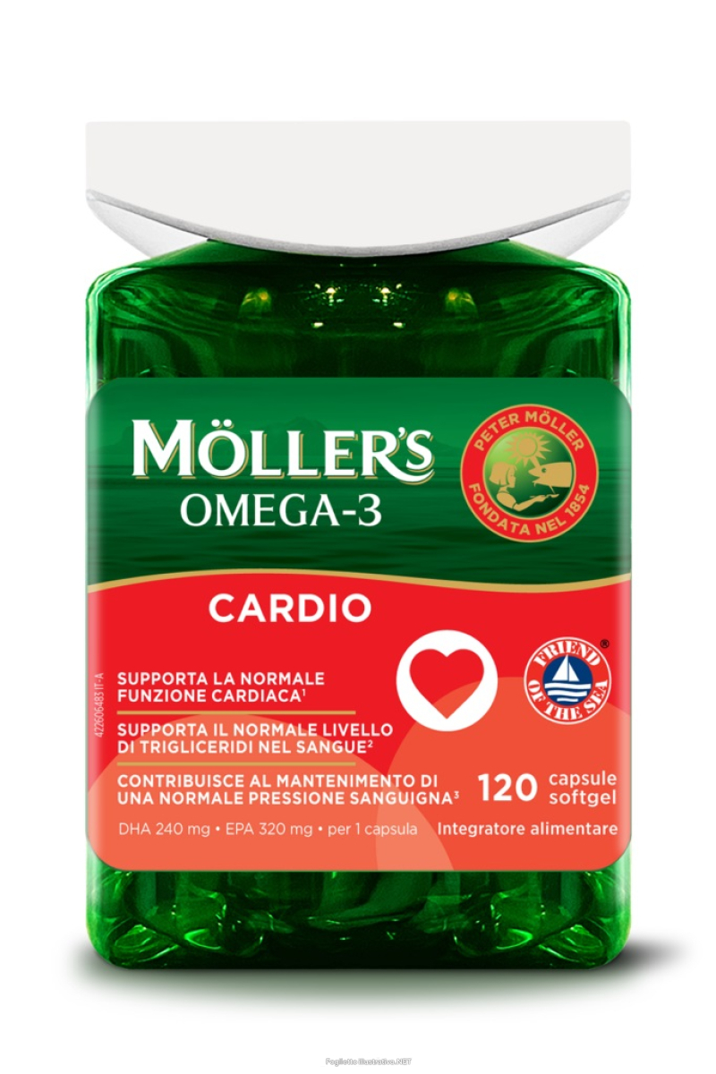 Cerca Offerte di möller's omega-3 cardio integratore per la funzione cardiaca e per la pressione 120 capsule softgel e acquista online