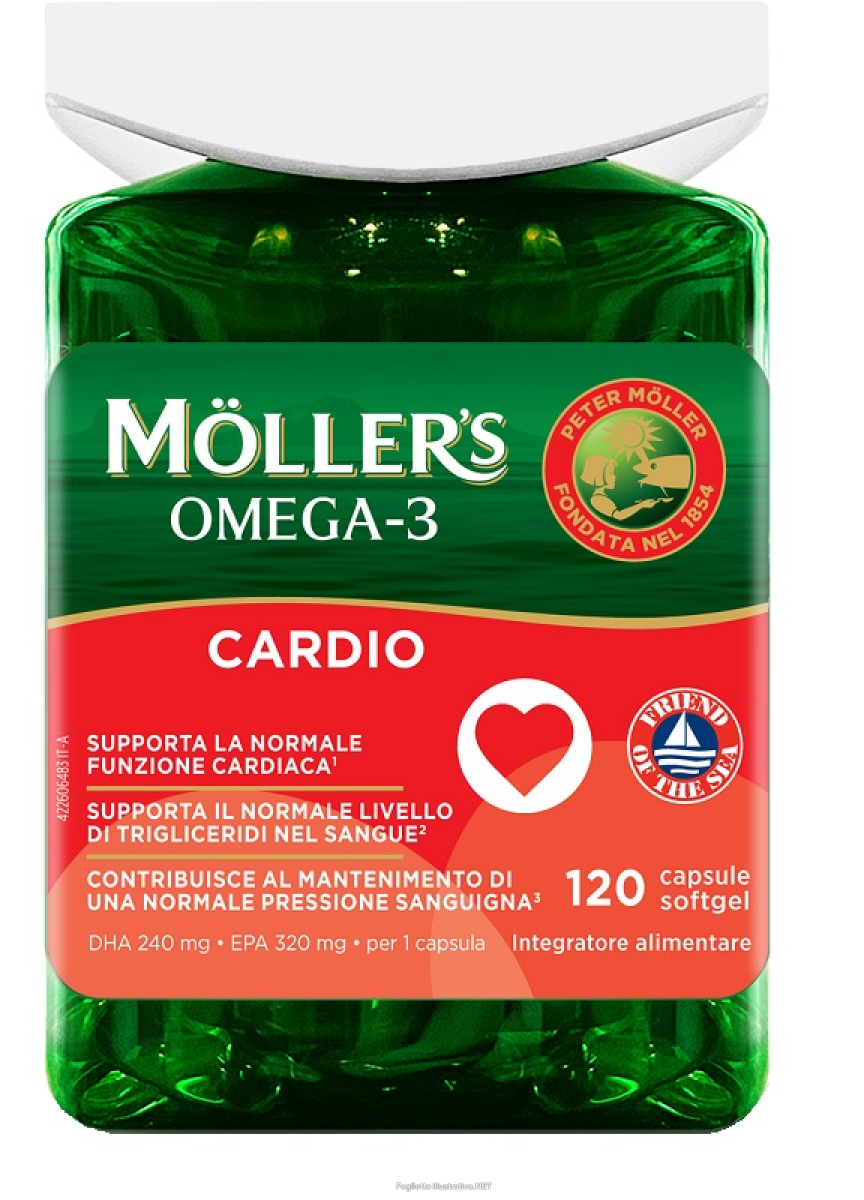 Cerca Offerte di moller's omega-3 cardio integratore per la funzione cardiaca e la normale pressione arteriosa 110 capsule softgel e acquista online