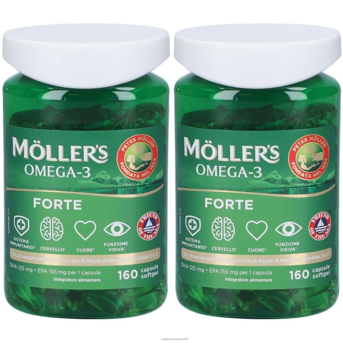 Cerca Offerte di moller´s omega 3 forte capsule 2x145,3 g e acquista online