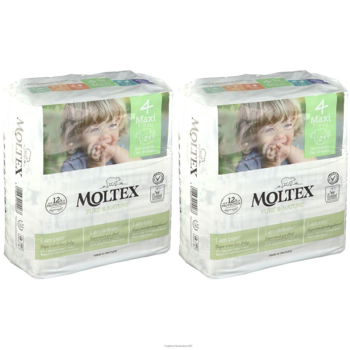 Cerca Offerte di moltex 4 maxi set da 2 2x29 pz pannolini e acquista online