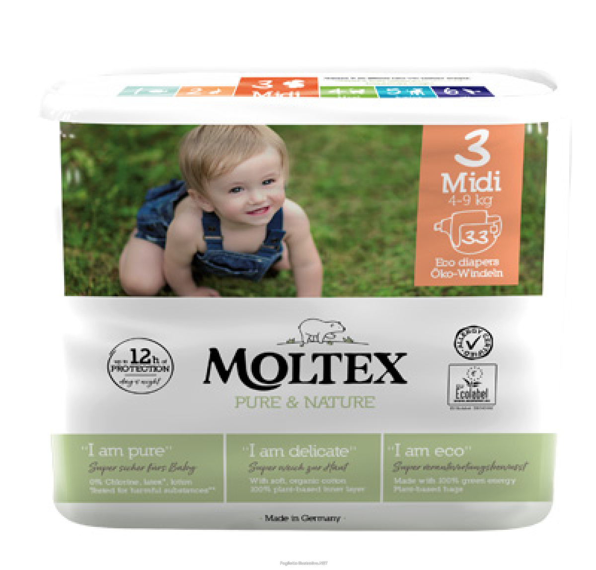 Cerca Offerte di moltex pure pannolini ecolabel midi 4-9 kg 33 pezzi e acquista online