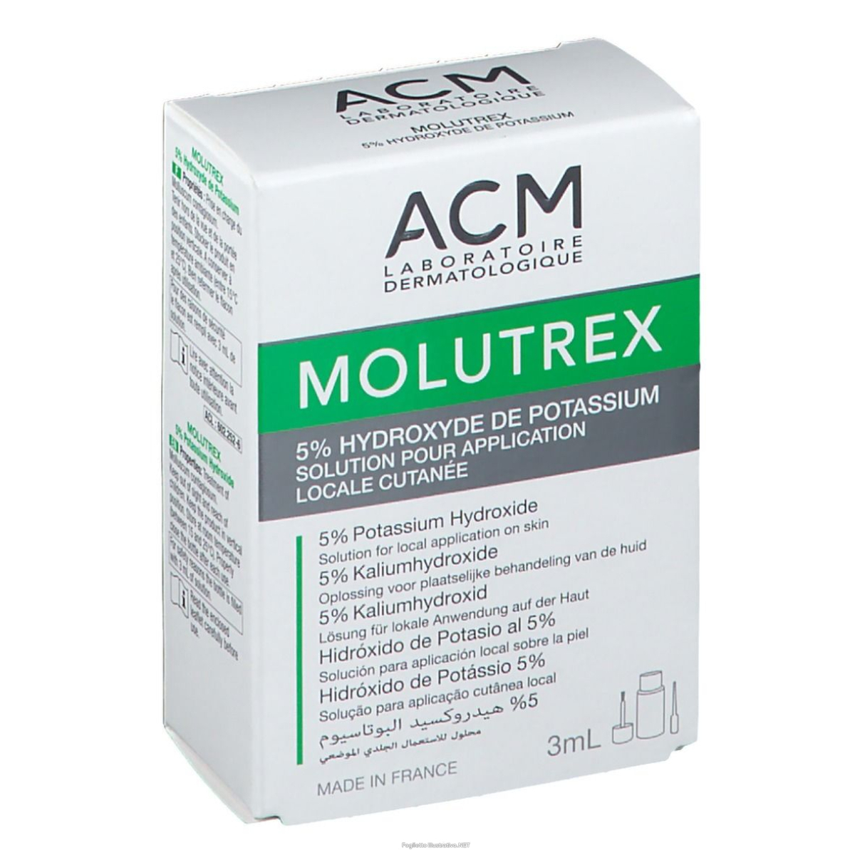 Cerca Offerte di molutrex 5% solution 3 ml soluzione e acquista online