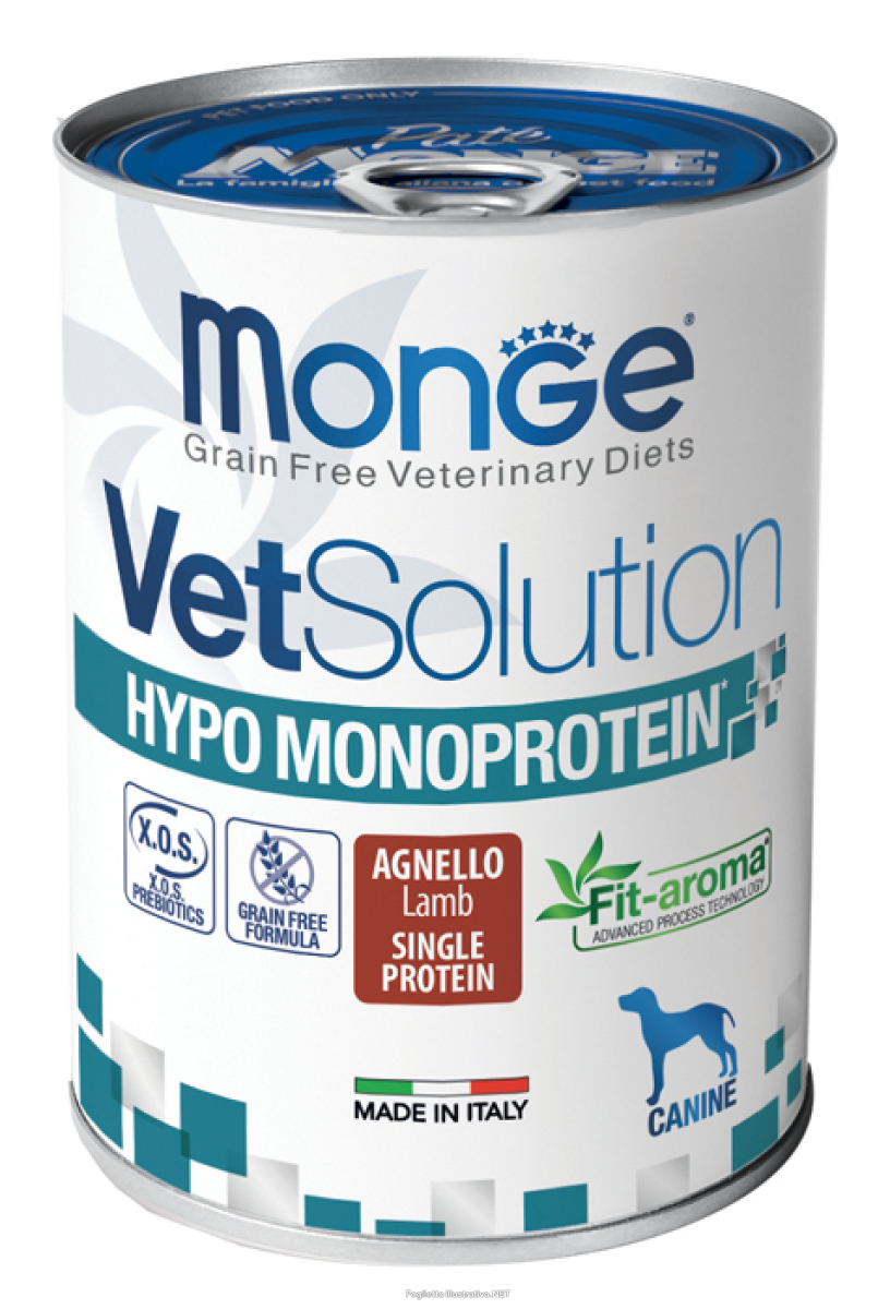 Cerca Offerte di monge cane vet solution hypo monoprotein agnello lattina 400 gr e acquista online
