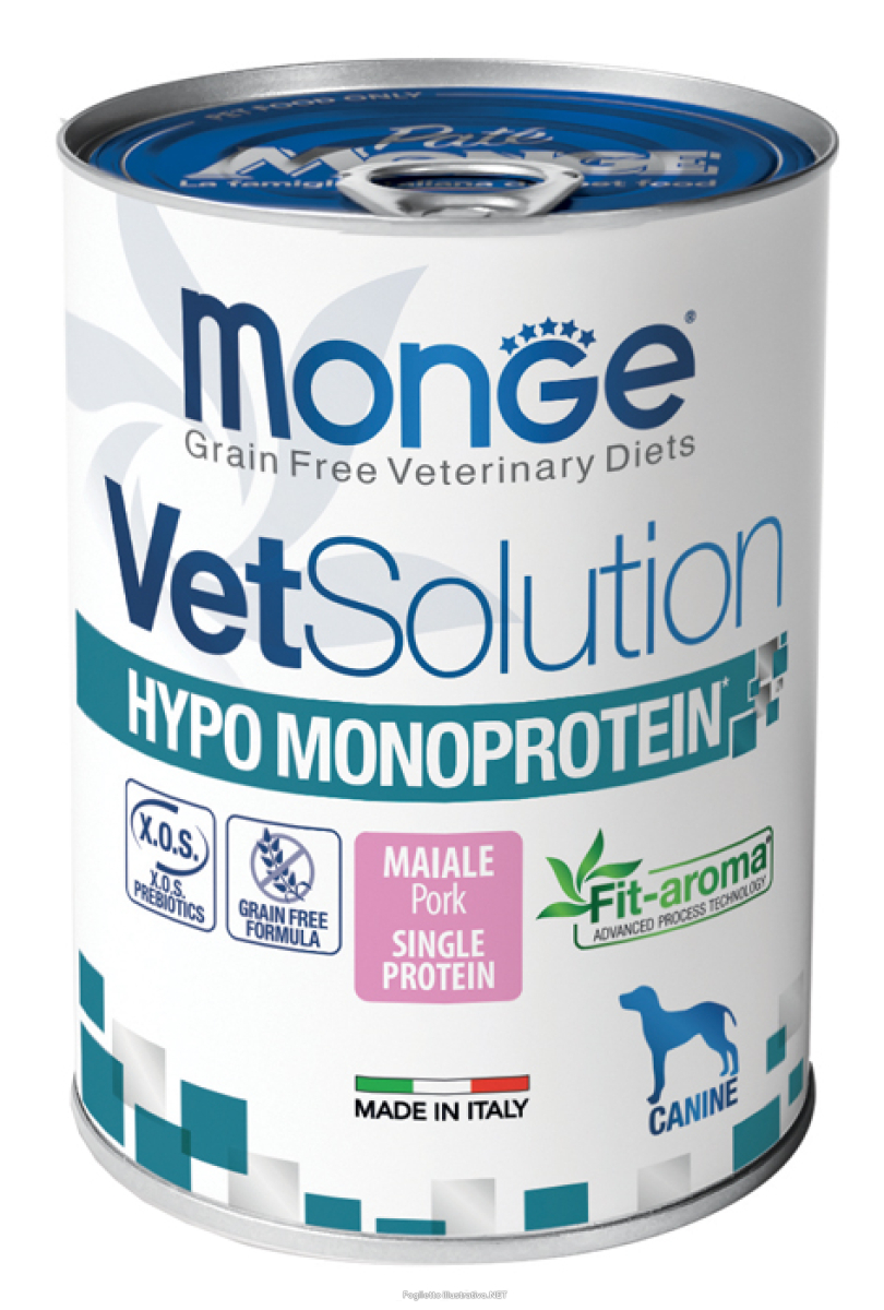 Cerca Offerte di monge cane vet solution hypo monoprotein maiale lattina 400 gr e acquista online