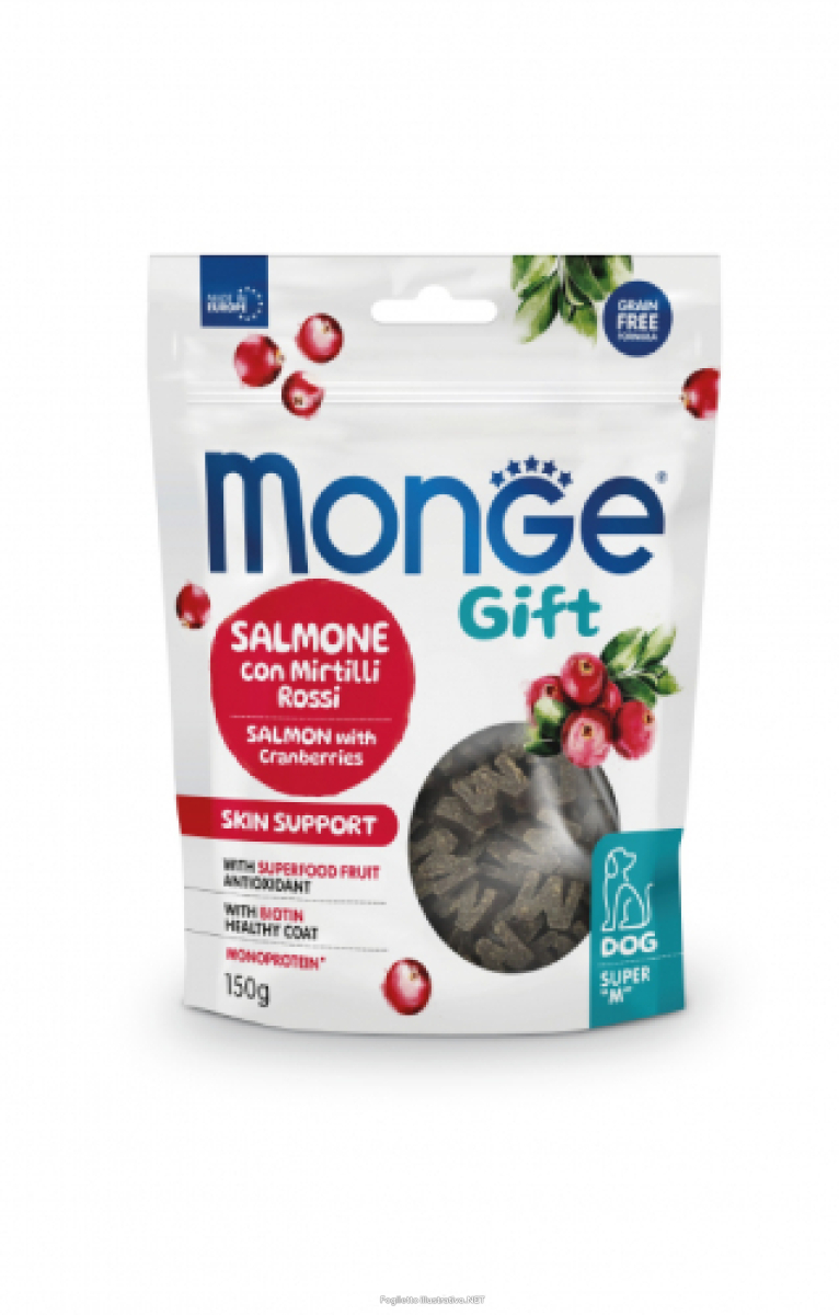 Cerca Offerte di monge dog super m gift skin support salmone mirtilli rossi cani adulti e acquista online