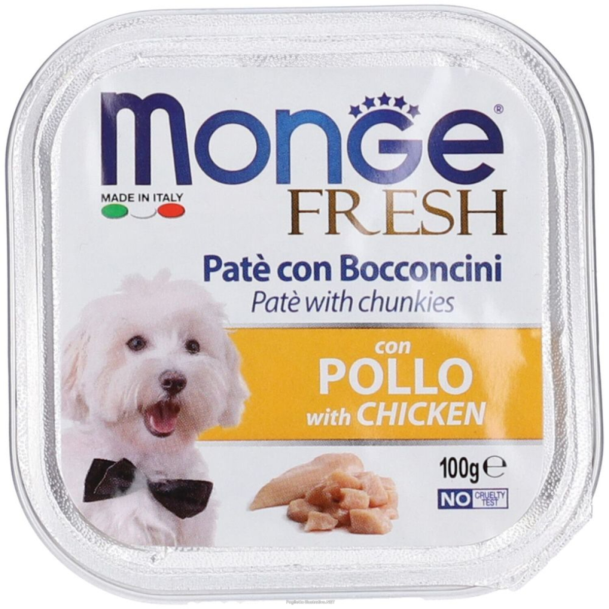 Cerca Offerte di monge fresh adult pollo paté con bocconcini set da 7 7x100 g e acquista online