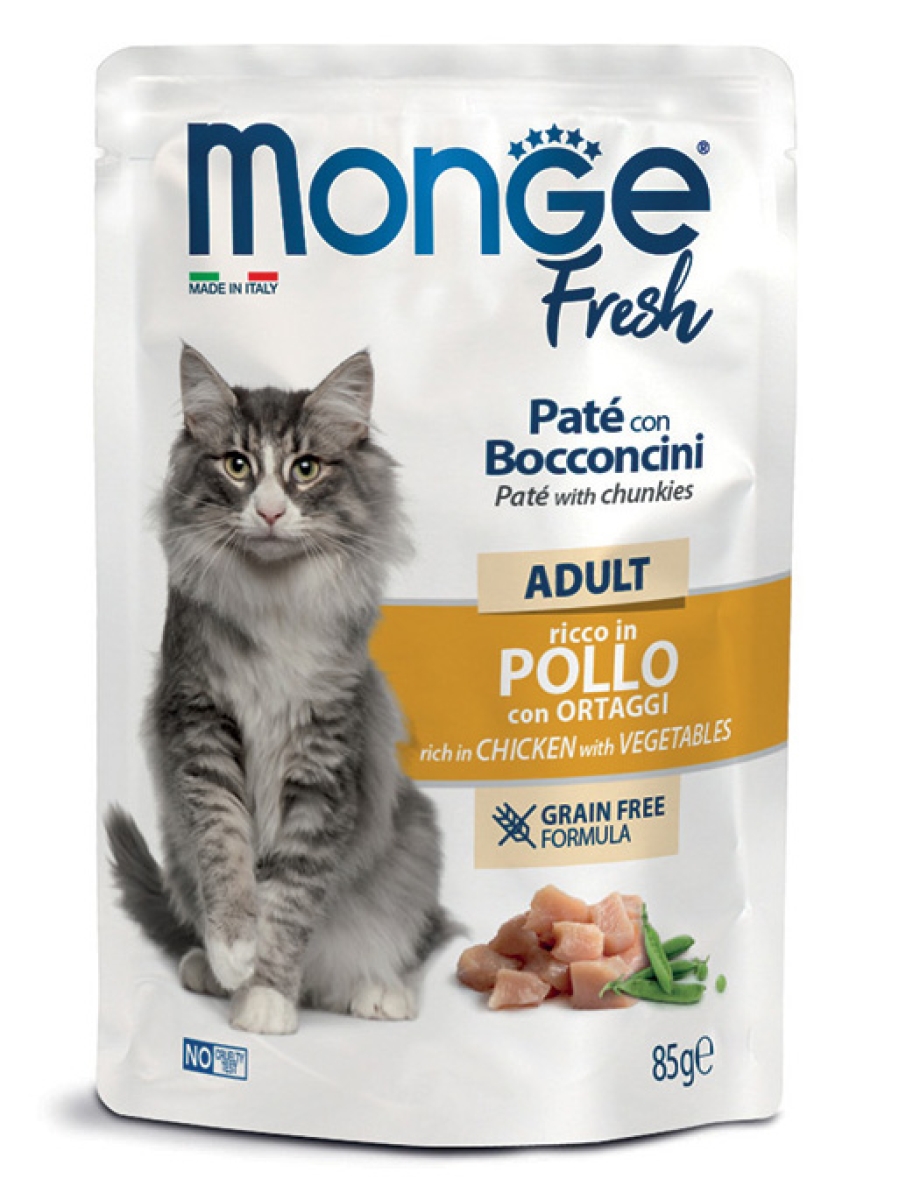Cerca Offerte di Monge fresh cat adult pollo ortaggi 85 g mangime e acquista online