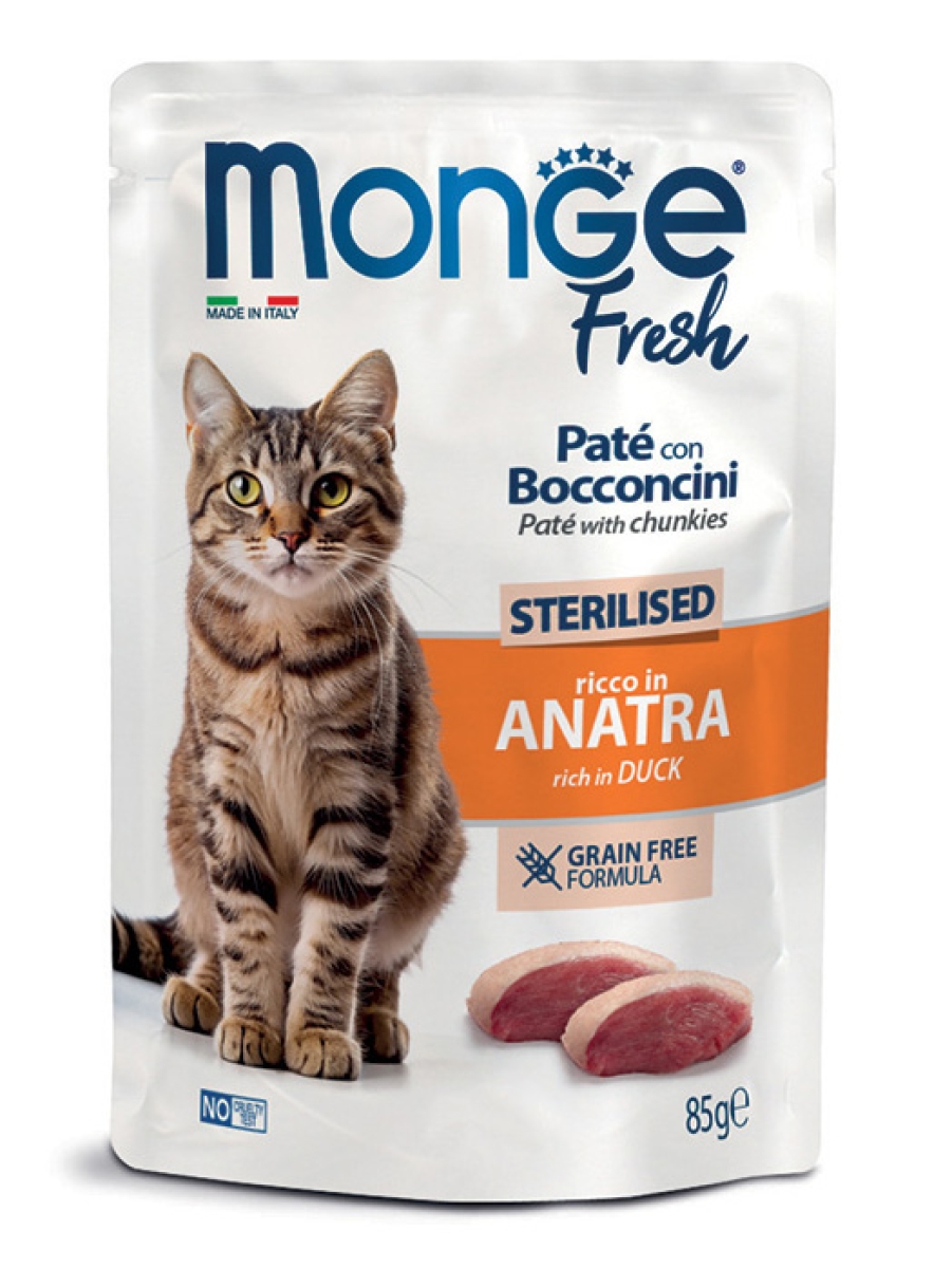 Cerca Offerte di Monge fresh cat sterilised anatra 85 g mangime e acquista online
