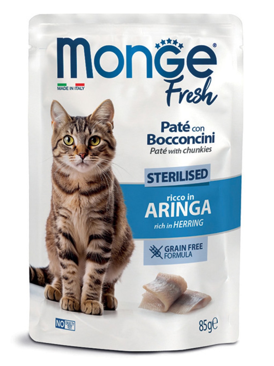 Cerca Offerte di Monge fresh cat sterilised aringa 85 g mangime e acquista online
