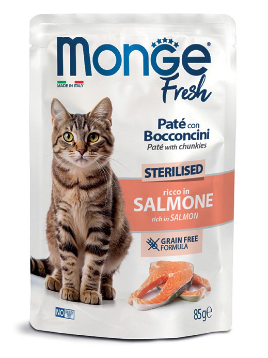 Cerca Offerte di Monge fresh cat sterilised salmone 85 g mangime e acquista online