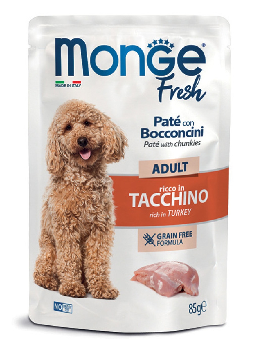Cerca Offerte di Monge fresh dog adult tacchino 85 g mangime e acquista online