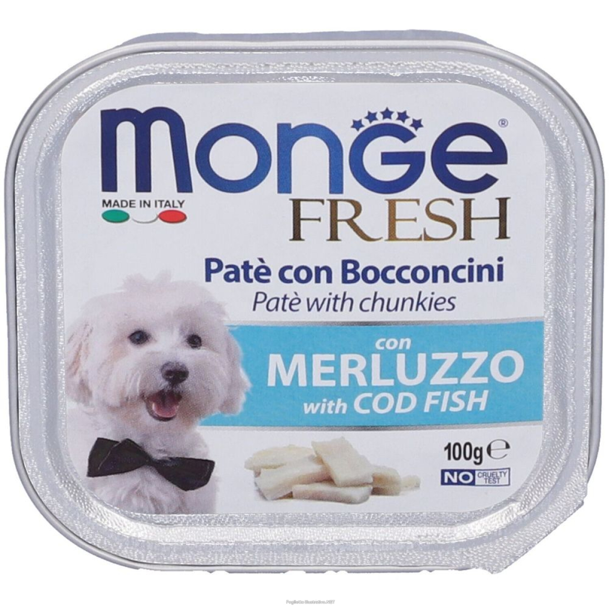 Cerca Offerte di monge fresh merluzzo cani adulti set da 10 10x100 g e acquista online