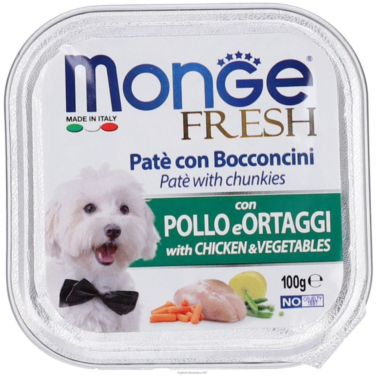 Cerca Offerte di monge fresh pollo e ortaggi paté con bocconcini set da 7 7x100 g e acquista online