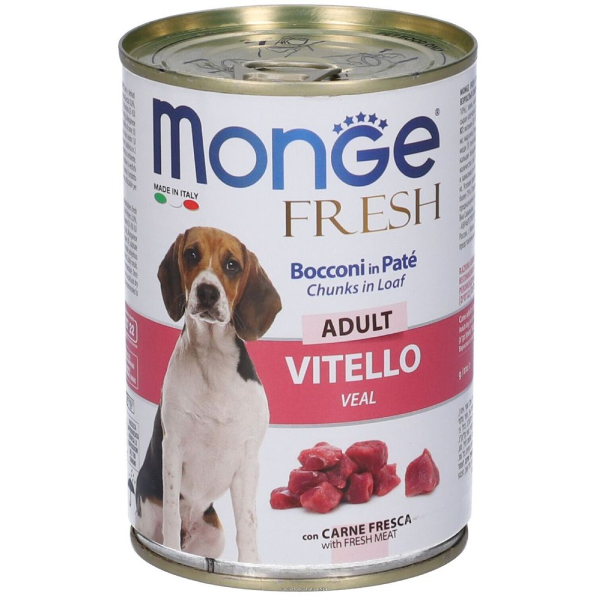 Cerca Offerte di monge fresh vitello cani adulti set da 10 10x400 g e acquista online