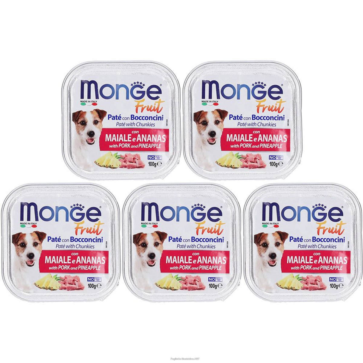 Cerca Offerte di monge fruit cane maiale&ananas 5x100 g e acquista online
