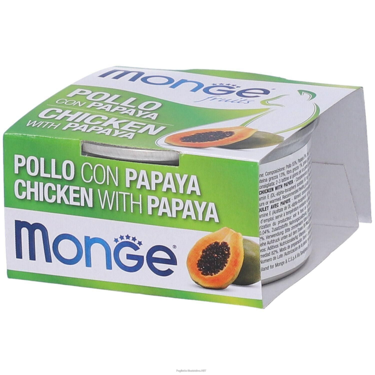 Cerca Offerte di monge fruits pollo con papaya gatti adulti 4x80 g mangime e acquista online